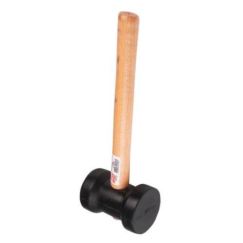 Martelo de Borracha Preto 60mm - Max Ferramentas