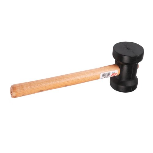 Martelo de Borracha Preto 60mm - Max Ferramentas