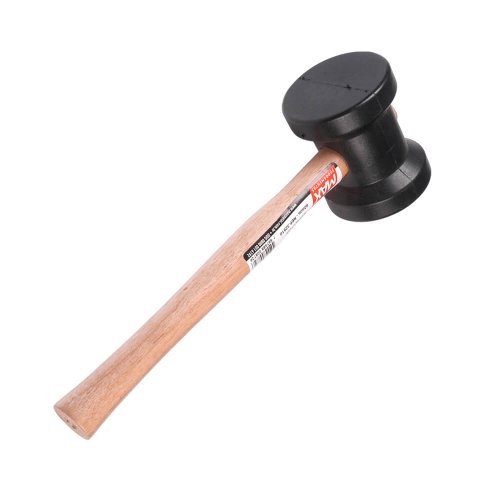Martelo de Borracha Preto 80mm - Max Ferramentas