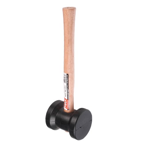 Martelo de Borracha Preto 80mm - Max Ferramentas