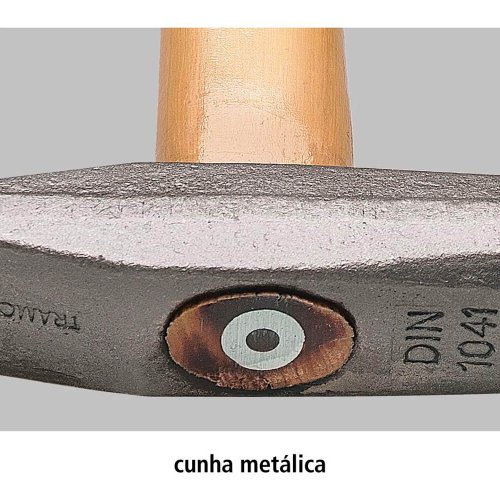 Martelo de Pena com Cabo de Madeira 300G - Tramontina