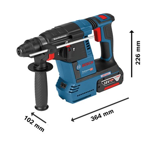 Martelete Bosch a Bateria Perfurador Rompedor 18V GBH 18V-26