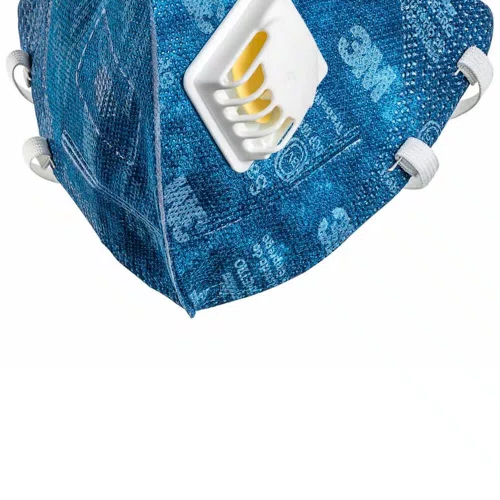 Máscara de Proteção Respiratória Dobrável 9822+BR PFF-2 com Válvula - 3M
