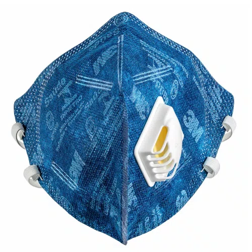 Máscara de Proteção Respiratória Dobrável 9822+BR PFF-2 com Válvula - 3M