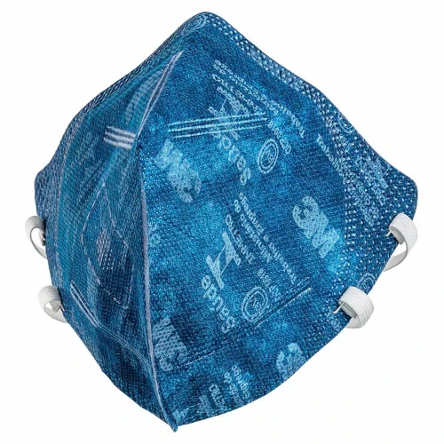 Máscara de Proteção Respiratória Dobrável 9822+BR PFF-2 com Válvula - 3M