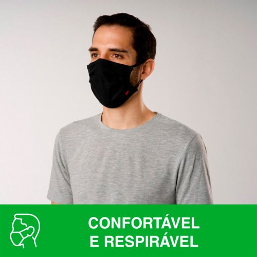 Máscara Reutilizável de Tecido Tamanho Único - 3M