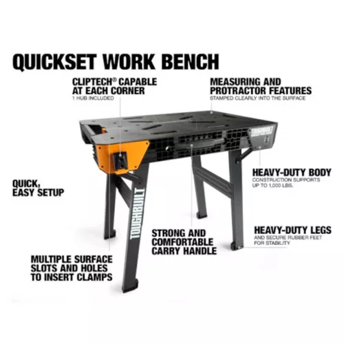 Mesa de Trabalho Montagem Rápida B-WB700 - Toughbuilt