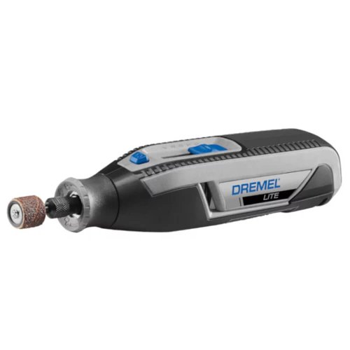 Micro Retífica à Bateria (KIT) Dremel 7760-N/10 4v MAX RT com 10 peças - Dremel