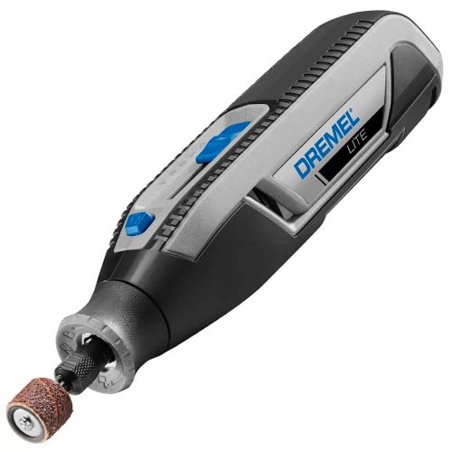 Micro Retífica à Bateria (KIT) Dremel 7760-N/10 4v MAX RT com 10 peças - Dremel