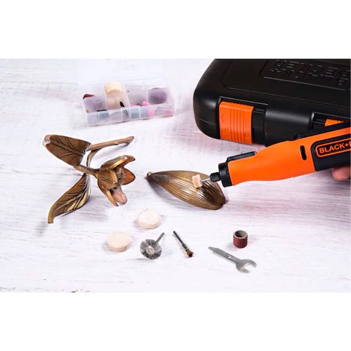 Micro Retífica BCRT8K35 8V com 35 Acessórios - Black & Decker