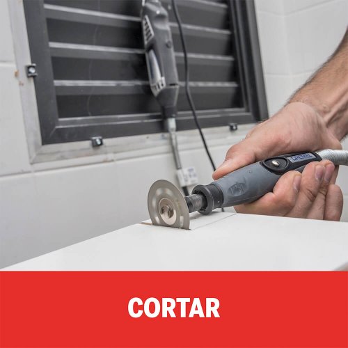 Micro Retífica Dremel 4000 220v - 36 acessórios + 3 acoplamentos - Dremel