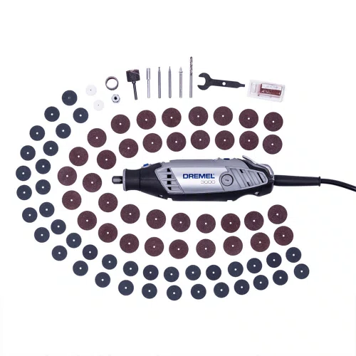 Micro Retifica Dremel com Eixo Flexível e 82 Acessórios 220V