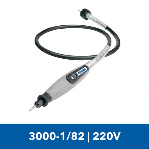 Micro Retifica Dremel com Eixo Flexível e 82 Acessórios 220V