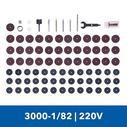Micro Retifica Dremel com Eixo Flexível e 82 Acessórios 220V