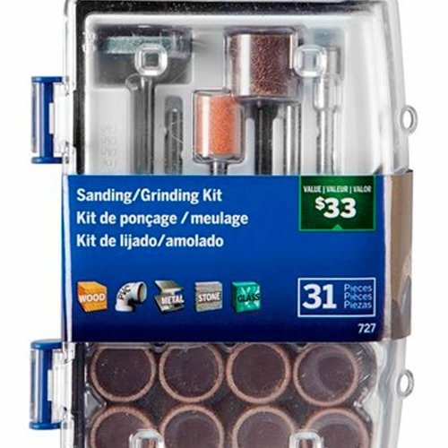 Microkit para Lixar e Esmerilhar com 31 Acessórios - Dremel