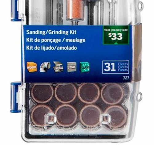 Microkit para Lixar e Esmerilhar com 31 Acessórios - Dremel