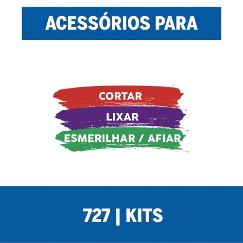 Microkit para Lixar e Esmerilhar com 31 Acessórios - Dremel