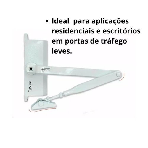 Mola Aérea para Porta PPZ200 Branco - Papaiz