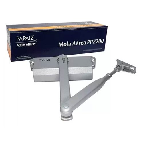 Mola Aérea para Porta PPZ200 Prata - Papaiz