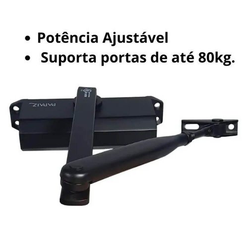 Mola Aérea para Porta PPZ200 Preto - Papaiz