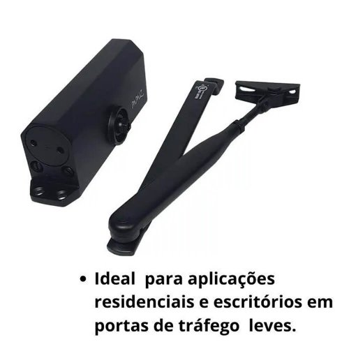Mola Aérea para Porta PPZ200 Preto - Papaiz