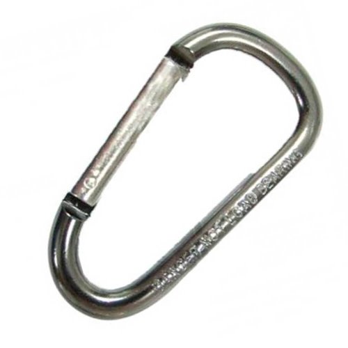 Mosquetão Tipo Chaveiro Cinza 6mm - USClimb