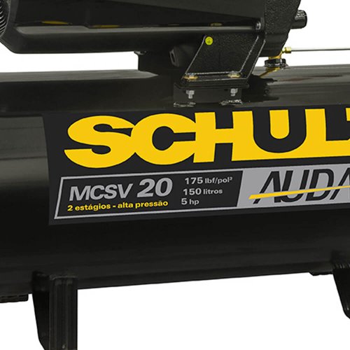 Motocompressor de Ar Estacionário de Pistão mcsv20 ap/150l - Schulz