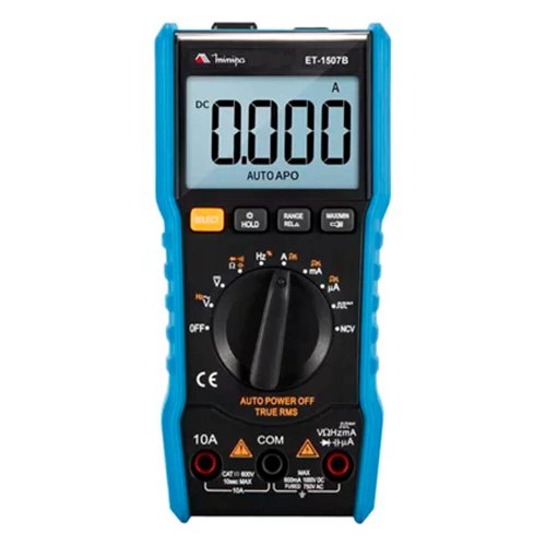 Multímetro Digital 6000 Contagens CAT III 600V - Minipa