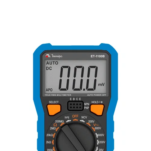 Multímetro Digital CAT II 600V True RMS ET-1100B - Minipa