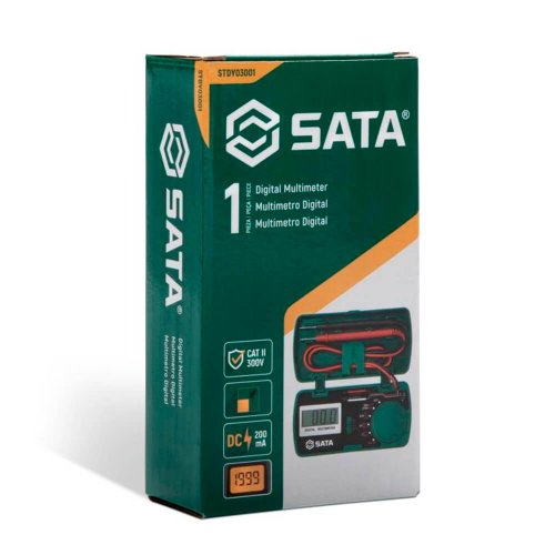 Multímetro Digital de Bolso CAT II - Sata
