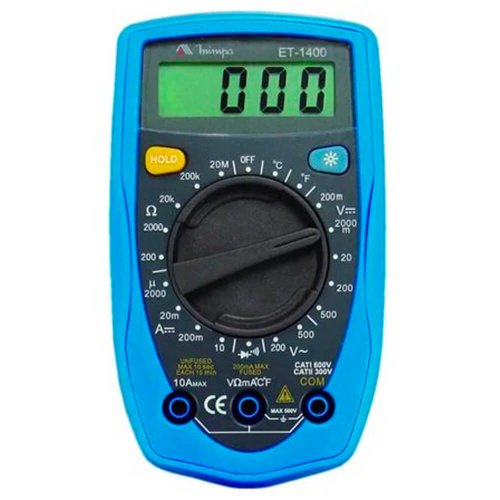 Multímetro Digital ET-1400 - Minipa