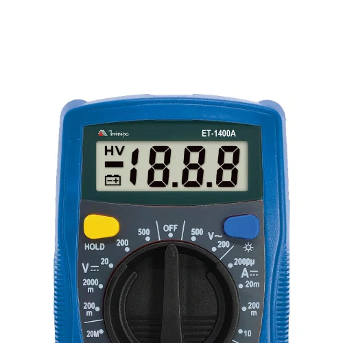 Multímetro Digital Portátil 20MOHMS DATA HOLD ET-1400A - Minipa