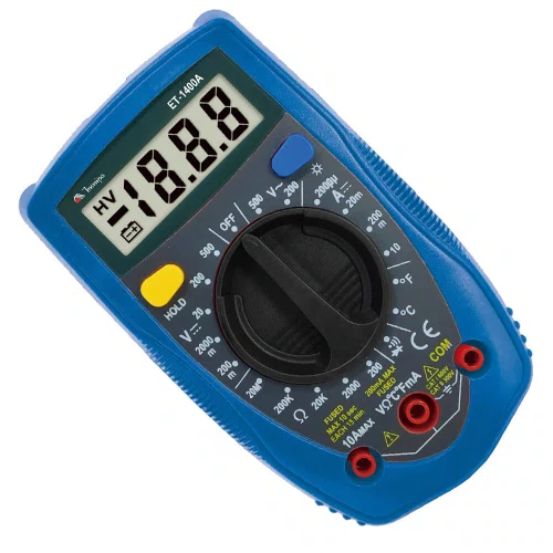 Multímetro Digital Portátil 20MOHMS DATA HOLD ET-1400A - Minipa