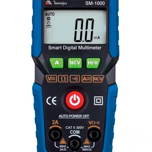 Multímetro Digital Smart NCV CAT. II 300V SM-1000 - Minipa