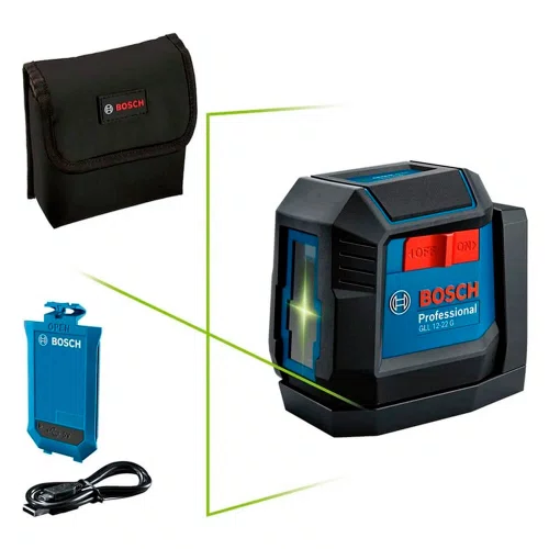 Nível a Laser Verde GLL 12-22 G 12m com Suporte - Bosch