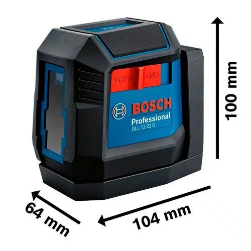 Nível a Laser Verde GLL 12-22 G 12m com Suporte - Bosch