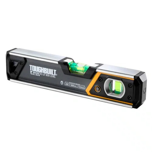 Nível de Bolha com Iluminação Magnética com 2 Bolhas 23cm - Toughbuilt