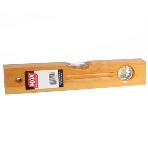 Nível de Madeira 14" 2 Bolhas - Max