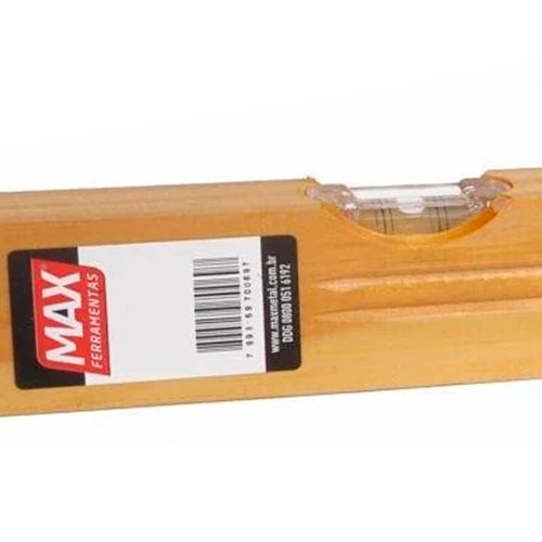 Nível de Madeira 14" 2 Bolhas - Max