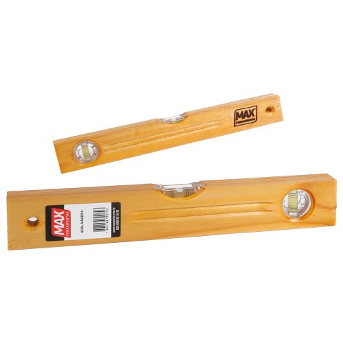 Nível de Madeira 16" 2 Bolhas - Max