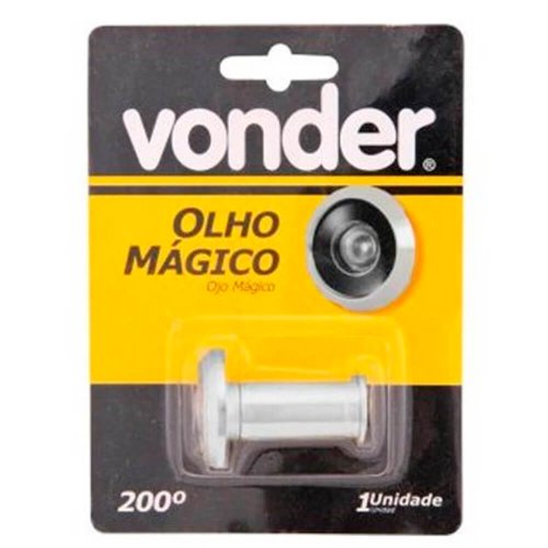 Olho Magico com Visor Cromado - Vonder