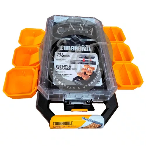 Organizador de Ferramentas Compacto com Tampa StackTech - Toughbuilt