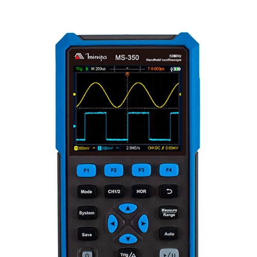 Osciloscópio Digital Portátil 50 Mhz MS-350 - Minipa