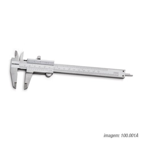 Paquímetro Universal 150mm / 6" - 0,05mm/1/128" - Digimess