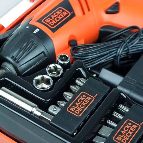 Parafusadeira à Bateria 1/4" 4.8v KC4815K - Black & Decker