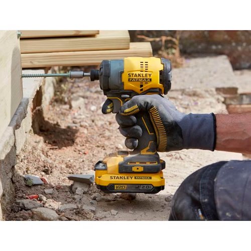 Parafusadeira de Impacto 1/4" 20V com Maleta - Stanley