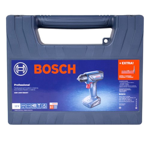 Parafusadeira e Furadeira a Bateria de 12V GSR 1000 Smart - Bosch