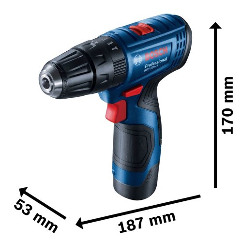 Parafusadeira e Furadeira de Impacto à bateria 12V GSB 120-LI - Bosch