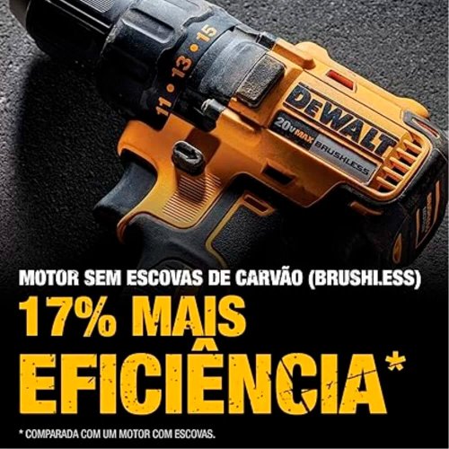 Parafusadeira Furadeira 20V MAX LI ION Com Impacto - DCD7781D2BR - Dewalt