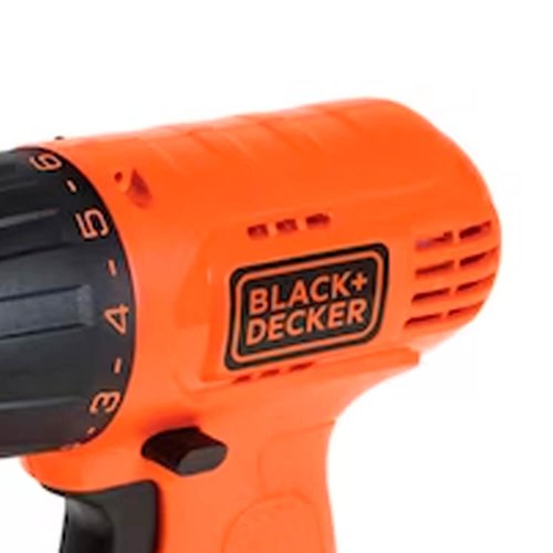 Parafusadeira/ Furadeira 3/8" (10mm) 12V 1.3AH VVR com 101 Acessórios e Maleta - Black & Decker CD121K100-B